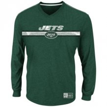 New York Jets - Victory Pride V-Neck Long   NFL Tshirt