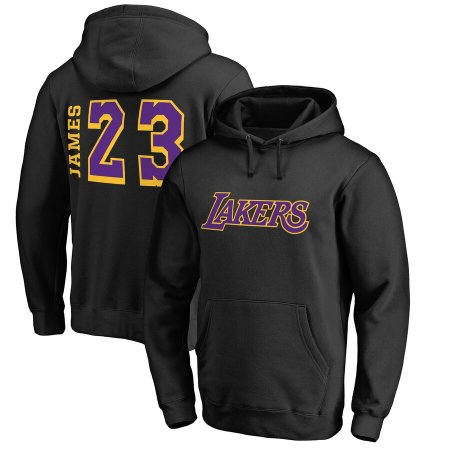Los Angeles Lakers - Lebron James Side NBA Bluza s kapturem
