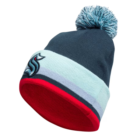 Seattle Kraken - Team Stripe Cuffed NHL Knit hat