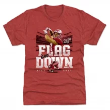 San Francisco 49ers - Nick Bosa Flag Plant Red NFL T-Shirt
