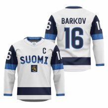 Finnland - Aleksander Barkov 2025 Hockey Replica Trikot