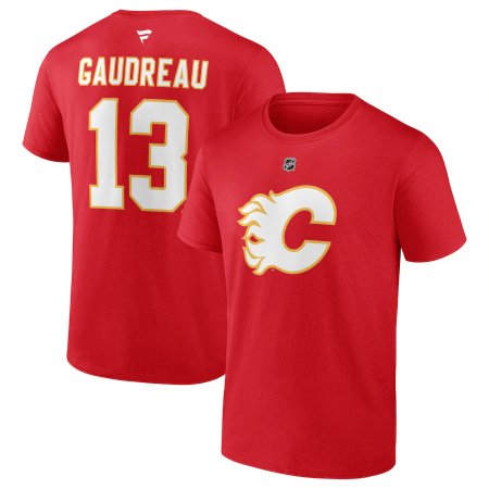 Calgary Flames - Johnny Gaudreau Stack NHL Tričko