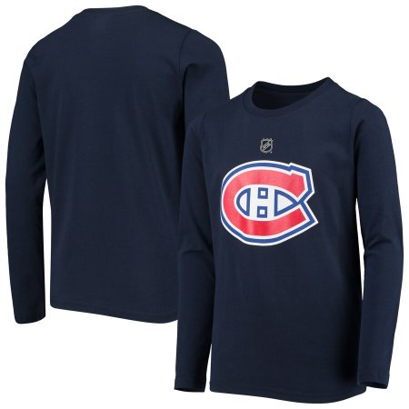Montreal Canadiens Youth - Primary Logo NHL Long Sleeve T-Shirt