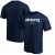 New England Patriots - Team Lockup Navy NFL Tričko