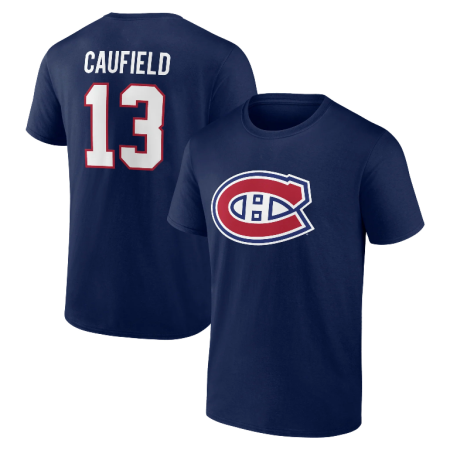 Montreal Canadiens - Cole Caufield Blue NHL Koszułka