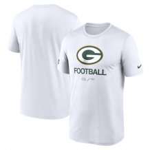 Green Bay Packers - Infographic White NFL T-shirt