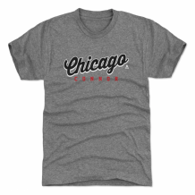Chicago Blackhawks - Connor Bedard Script Gray NHL T-Shirt
