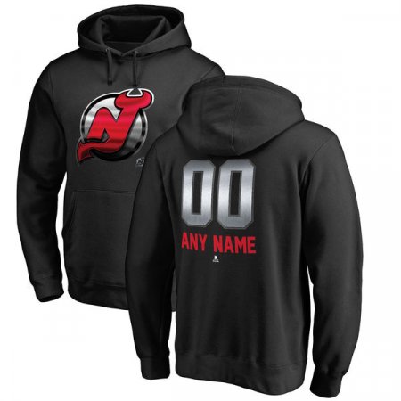 New Jersey Devils - Midnight Mascot NHL Sweatshirt with Name and Number