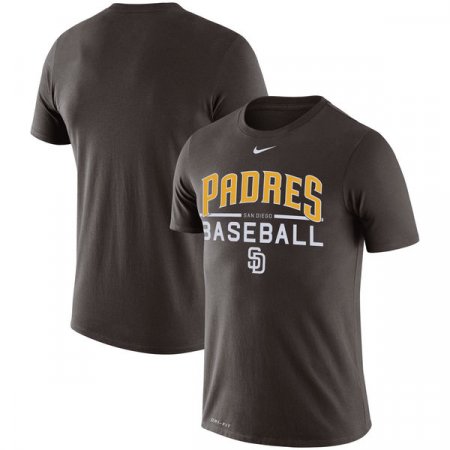San Diego Padres - Wordmark Practice Performance MLB T-Shirt