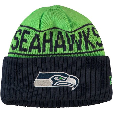 Seattle Seahawks - Oboustranní Neon NFL Zimní čepice
