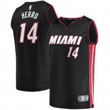 Miami Heat - Tyler Herro Fast Break Replica Black NBA Koszulka
