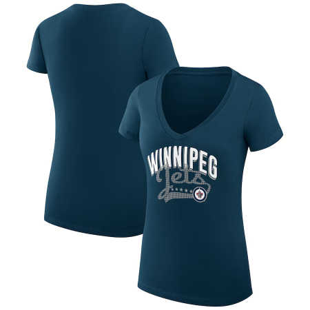 Winnipeg Jets Damskie - Filigree Logo NHL T-Shirt