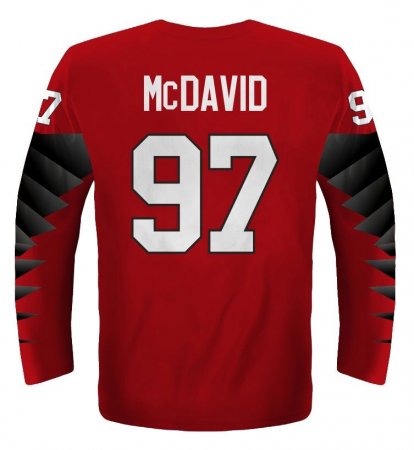 Kanada Dziecia - Connor McDavid 2018 World Championship Replica Fan Bluza