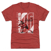 New Jersey Devils - Jack Hughes Stretch Red NHL Tričko