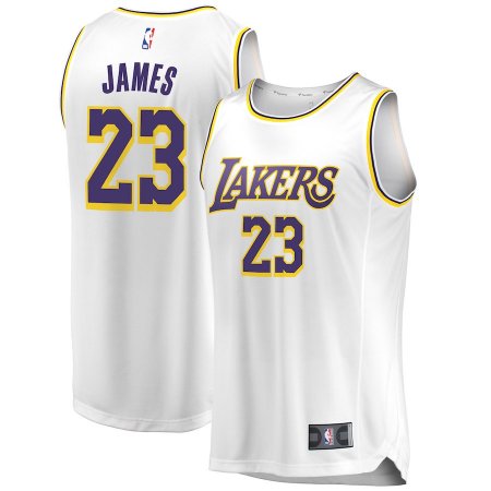 Los Angeles Lakers - Lebron James Fast Break Replica NBA Jersey