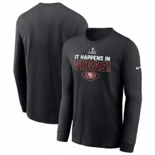 San Francisco 49ers - Super Bowl LVIII  Lockup NFL Long Sleeve T-Shirt
