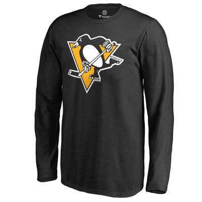 Pittsburgh Penguins Youth - Primary Logo NHL Long Sleeve T-Shirt