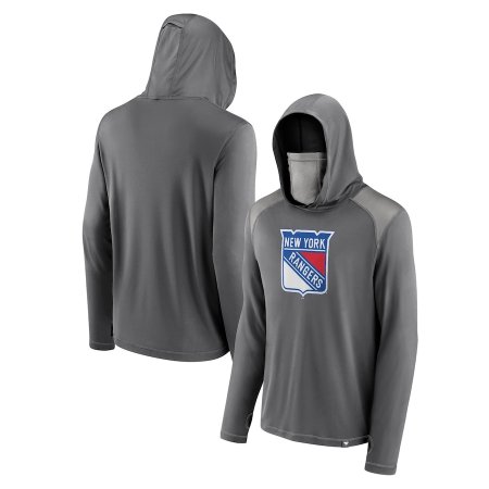 New York Rangers - Rally On NHL Hoodie with face covering