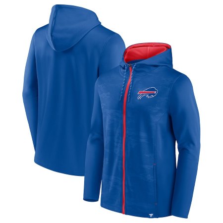Buffalo Bills - Ball Carrier Full-Zip Blue NFL Mikina s kapucňou