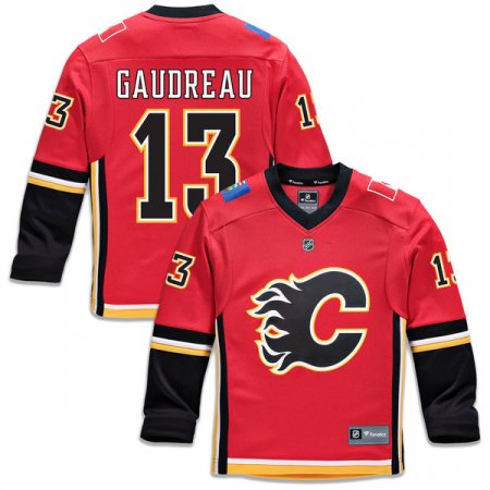 Calgary Flames Dziecięci - Johny Gaudreau Breakaway Replica NHL Jersey