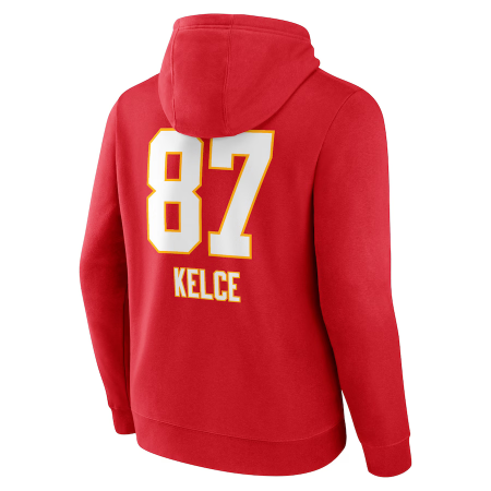 Kansas City Chiefs - Travis Kelce Wordmark NFL Mikina s kapucňou