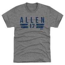 Buffalo Bills - Josh Allen Font Gray NFL Tričko
