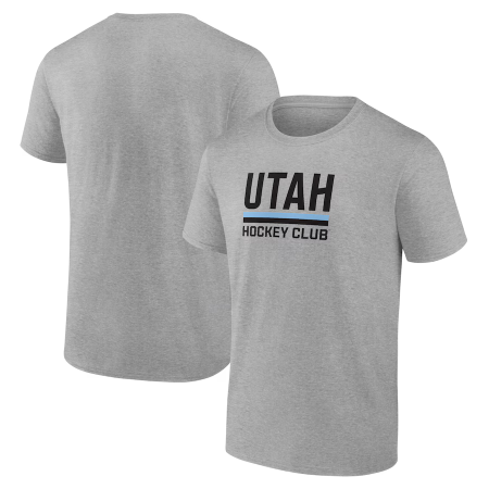 Utah Hockey Club - Draft Logo Gray NHL T-Shirt