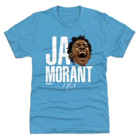 Memphis Grizzlies - Ja Morant Stacked Blue NBA Tričko