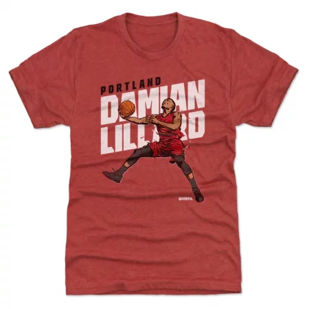 Portland Trail Blazers - Damian Lillard Layup NBA T-Shirt