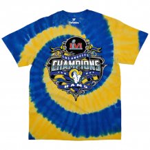 Los Angeles Rams - Super Bowl LVI Champions Spiral Dye NFL T-Shirt