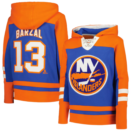 New York Islanders Dětská - Mathew Barzal Ageless NHL Mikina s kapucí