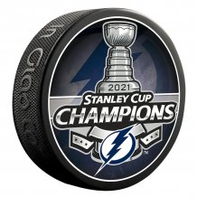 Tampa Bay Lightning - 2021 Stanley Cup Champions Logo  NHL Puk