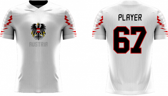 Austria Youth - 2018 Sublimated Fan T-Shirt with Name and Number - Size: XL
