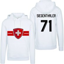 Switzerland - Jonas Siegenthaler 2026 Hockey Sweatshirt - White