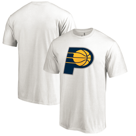 Indiana Pacers - Primary Logo White NBA T-Shirt