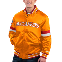 Tampa Bay Buccaneers - Full-Snap Varsity Satin Orange NFL Bunda