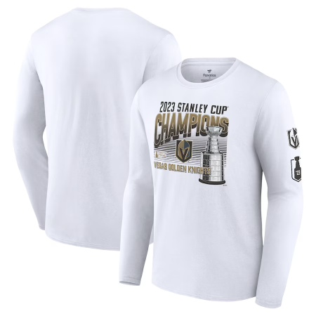 Vegas Golden Knights - 2023 Stanley Cup Champions  NHL Long Sleeve T-Shirt