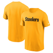 Pittsburgh Steelers - Essential Wordmark Gold NFL Tričko