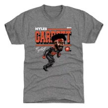 Cleveland Browns - Myles Garrett Cartoon Gray NFL Tričko