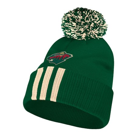 Minnesota Wild - Three Stripe Cuffed NHL Knit Hat