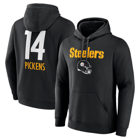 Pittsburgh Steelers - George Pickens Wordmark NFL Bluza z kapturem