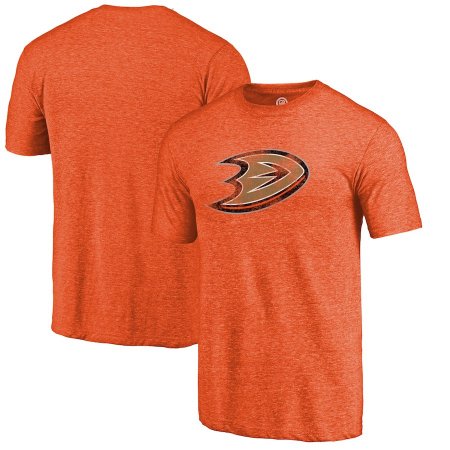 Anaheim Ducks - Distressed Primary Logo NHL T-Shirt