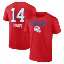 Buffalo Bills - Stefon Diggs Wordmark NFL T-Shirt Red