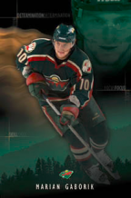 Minnesota Wild - Marian Gaborik NHL Plagát