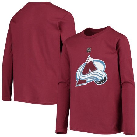 Colorado Avalanche Dziecięca - Primary Logo NHL Koszulka z długim rękawem