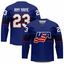 USA - 2023 Hockey Replica Fan Jersey/Własne imię i numer