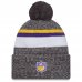 Minnesota Vikings - 2023 Sideline Sport Gray NFL Zimná čiapka