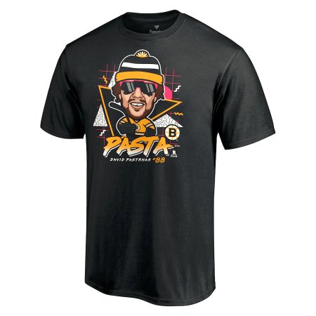 Boston Bruins - David Pastrnak Retro Pasta NHL Koszulka