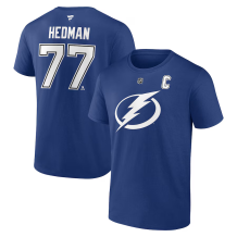 Tampa Bay Lightning - Victor Hedman Captain NHL T-Shirt