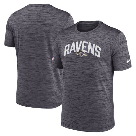 Baltimore Ravens - Velocity Athletic Black NFL Tričko